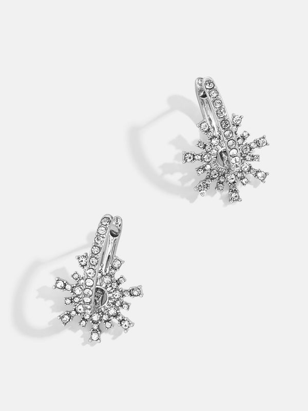 Lunette Earrings - Silver