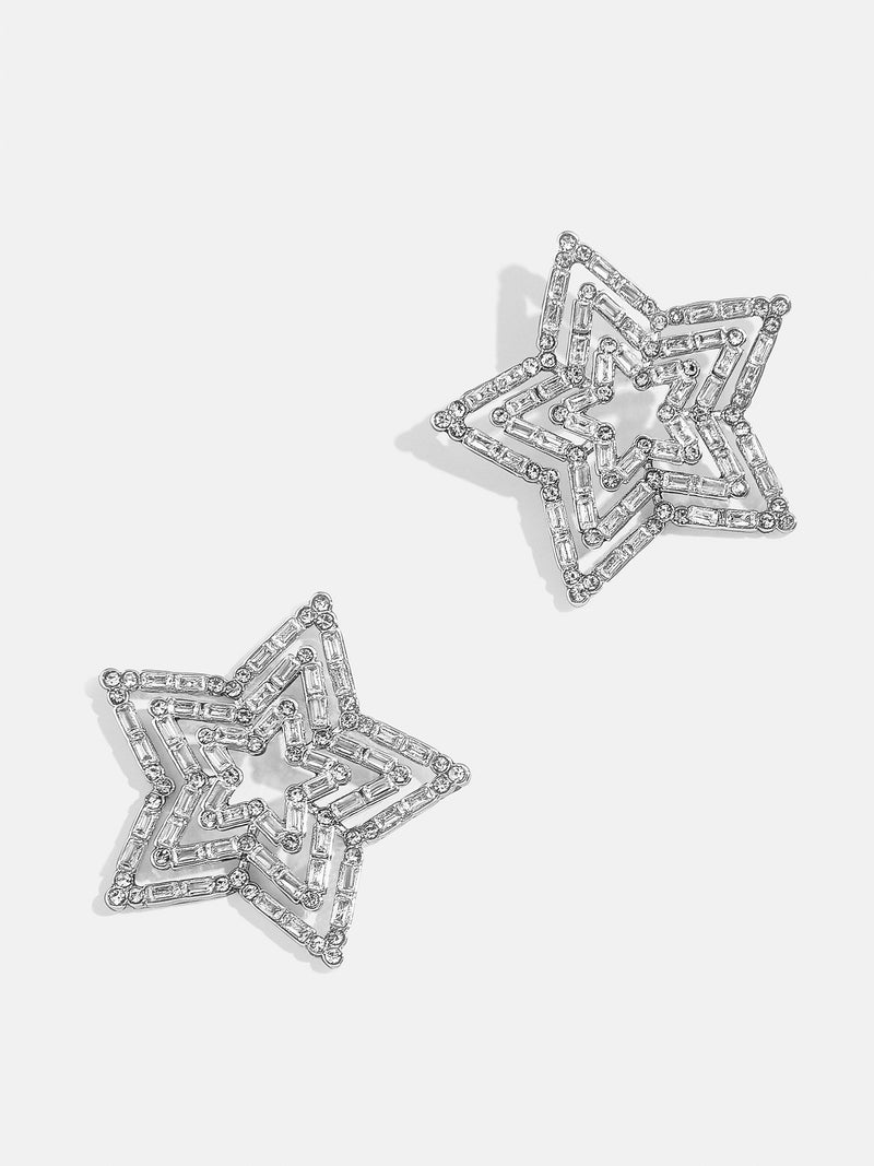 BaubleBar Scarlett Earrings - Silver - Get Gifting: Enjoy 20% Off​