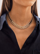 BaubleBar Ashton Necklace - Clear/Gold - Get Gifting: Enjoy 20% Off​