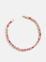 BaubleBar Kayden Bracelet - Pink Ombre - 
    Enamel and mixed stone tennis bracelet
  
