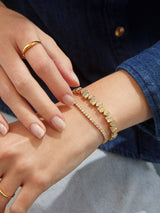 BaubleBar Addison Bracelet - Clear/Gold - Get Gifting: Enjoy 20% Off​