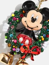 BaubleBar Mickey Mouse Holiday Welcome Wreath Disney Bag Charm - Mickey Mouse Holiday Wreath - Stocking Stuffer Deal