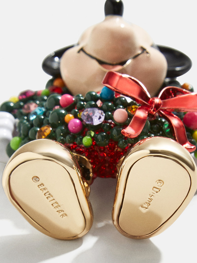 BaubleBar Mickey Mouse Holiday Welcome Wreath Disney Bag Charm - Mickey Mouse Holiday Wreath - Stocking Stuffer Deal