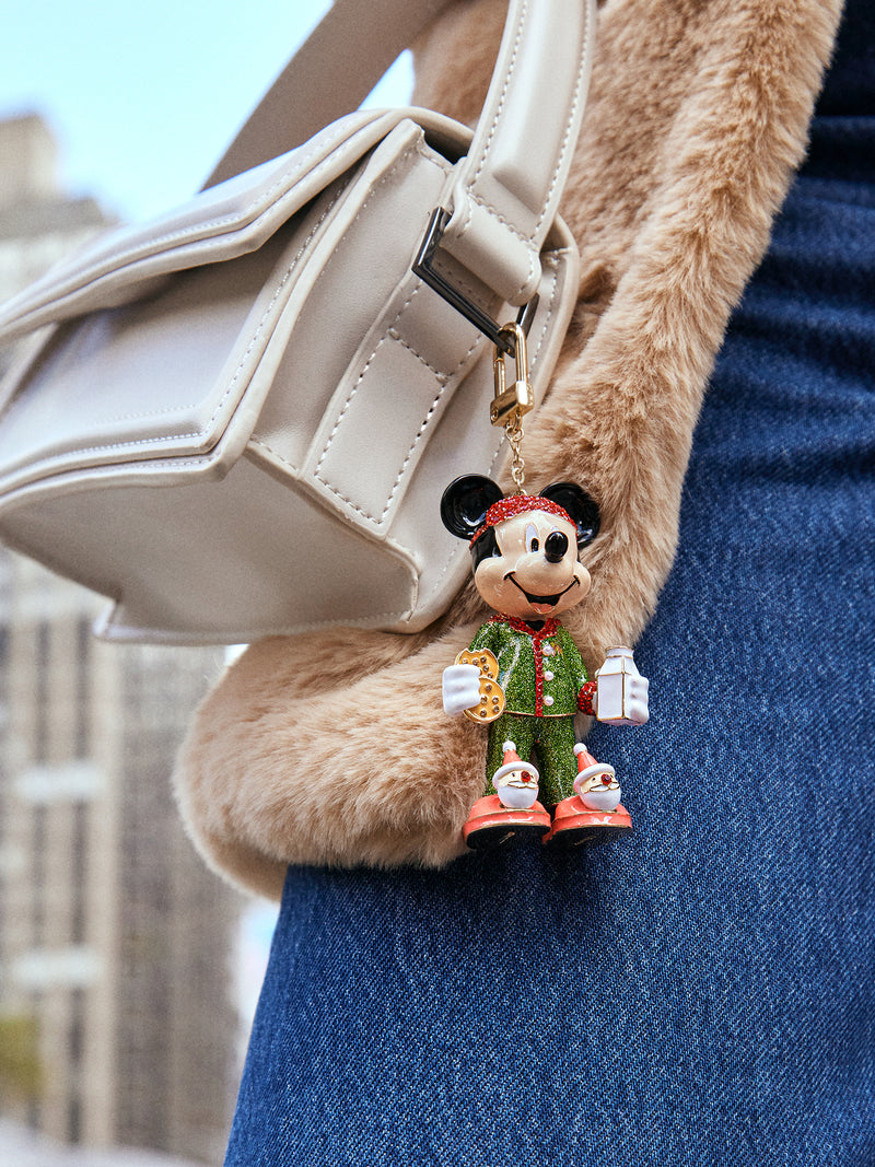 BaubleBar Mickey Mouse The Night Before Christmas Disney Bag Charm - Mickey Mouse The Night Before Christmas - Get Gifting: Enjoy 20% Off​
