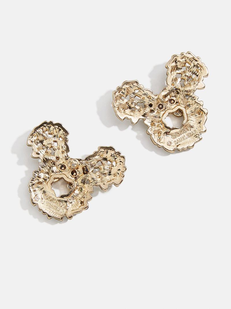 BaubleBar Mickey Mouse Disney Welcome Wreath Earrings - Mickey Mouse Wreath Earrings - Limited Time: 50% off Select Holiday Styles