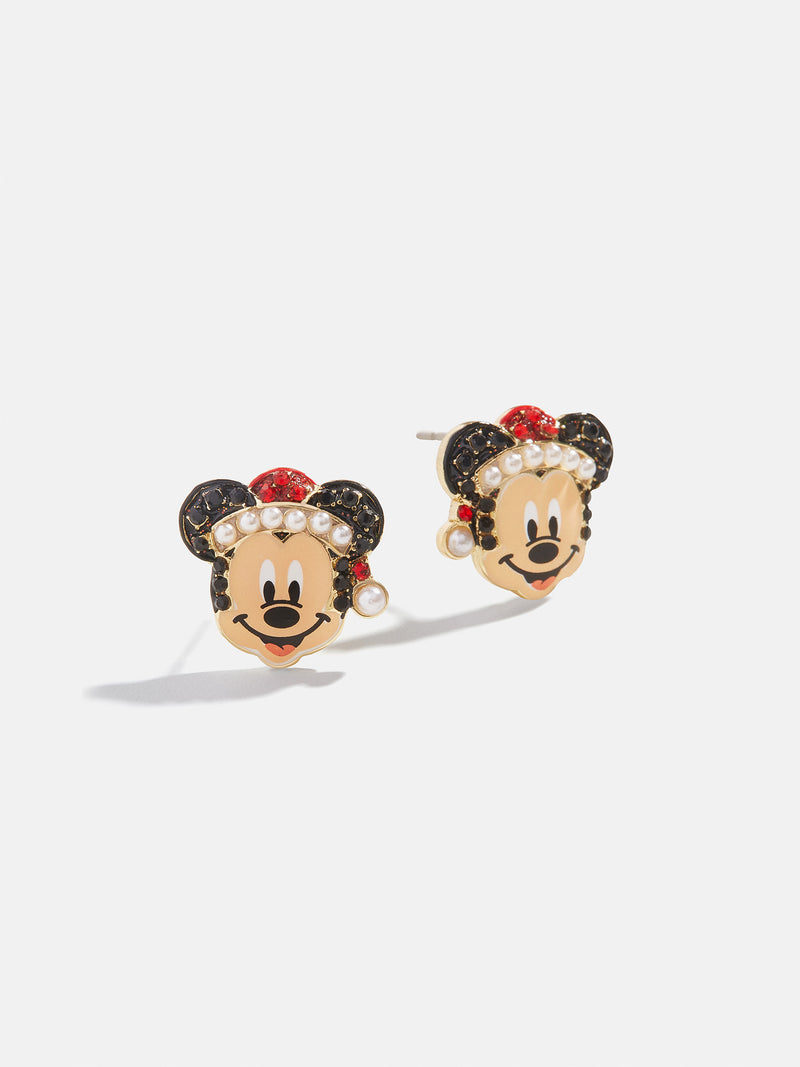 BaubleBar Mickey Mouse Disney Santa Earrings - Small - Limited Time: 50% off Select Holiday Styles