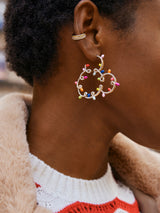 BaubleBar Mickey Mouse Disney Pavé Christmas Lights Outline Hoop Earrings - Mickey Mouse Christmas Lights Hoops - Limited Time: 50% off Select Holiday Styles