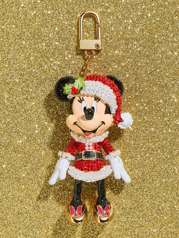 Minnie Mouse Mrs. Claus Disney Bag Charm - Minnie Mouse Mrs. Claus