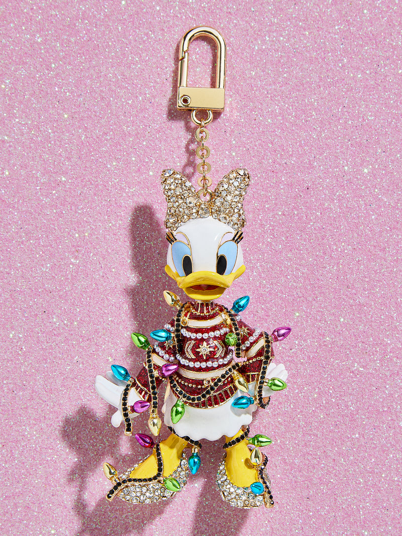 BaubleBar Daisy Duck Deck The Halls Disney Bag Charm - Daisy Duck Deck The Halls - Get Gifting: Enjoy 20% Off​
