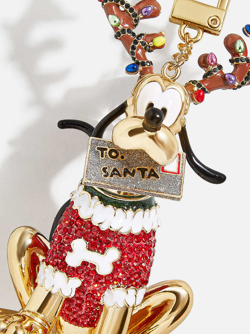 BaubleBar Pluto Santa's Little Helper Disney Bag Charm - Pluto Santa's Little Helper - Get Gifting: Enjoy 20% Off​