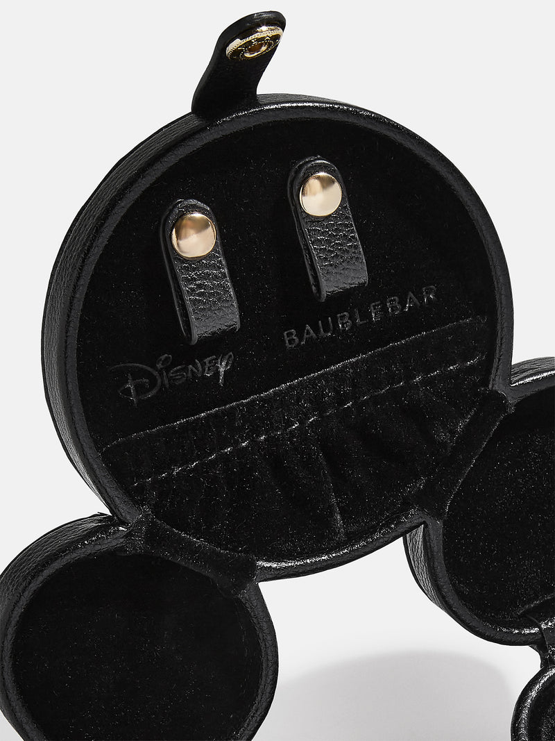 BaubleBar Mickey Mouse Disney Metallic Storage Case - Metallic Black - Stocking Stuffer Deal