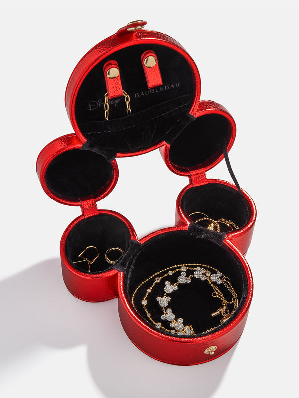 Mickey Mouse Disney Metallic Storage Case - Metallic Red