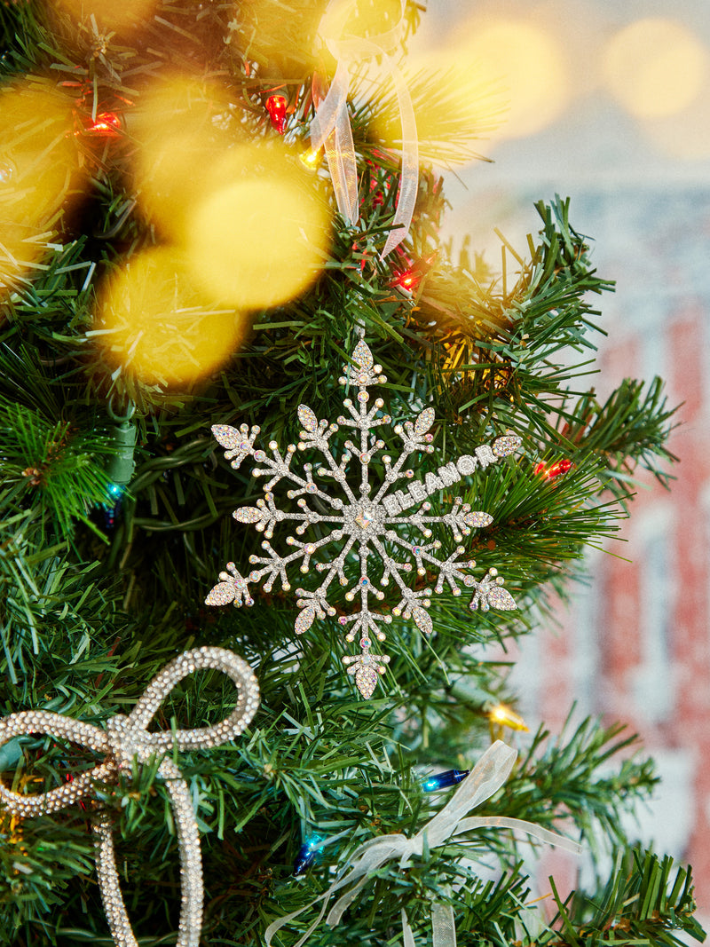 BaubleBar In A Flurry Custom Ornament - Silver - 
    Customizable snowflake ornament
  
