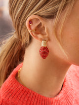 BaubleBar Bright Bulb Earrings  - Red - 
    Christmas light earring
  
