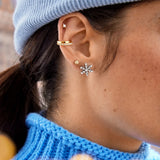 Snow Cute Stud Earrings - Snowflake