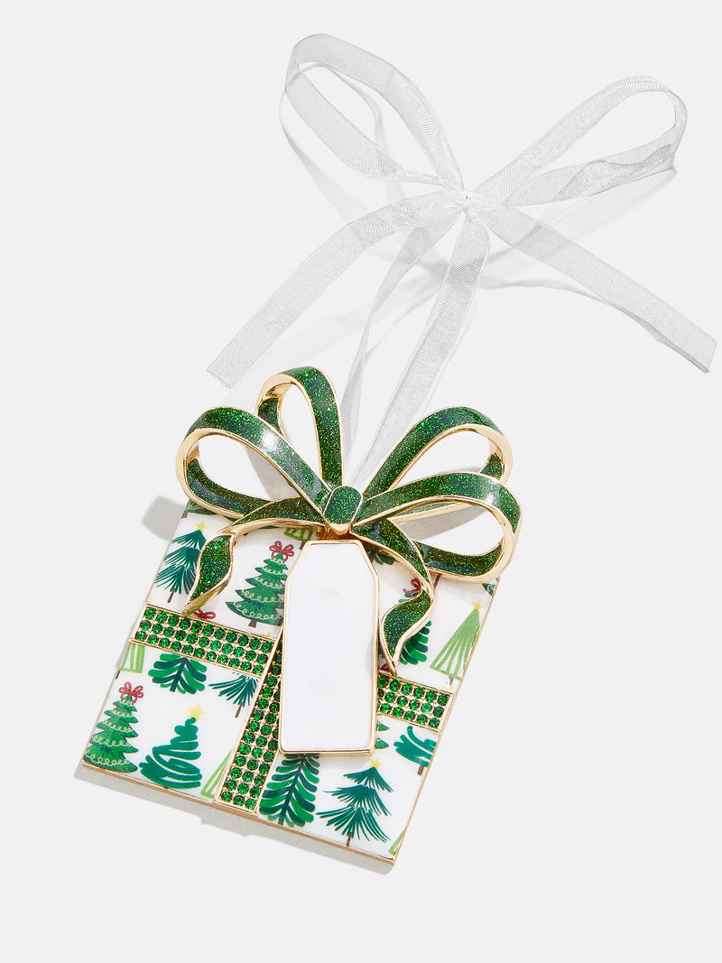 BaubleBar Pining For Presents Ornament - Green Print - 
    Limited Time: Enjoy an EXTRA 20% off Sale
  
