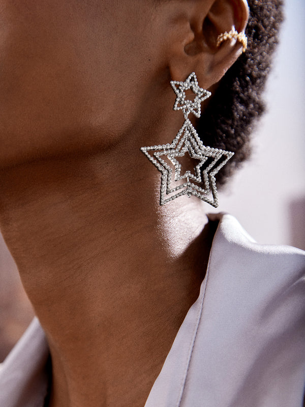 Andromeda Earrings - Silver