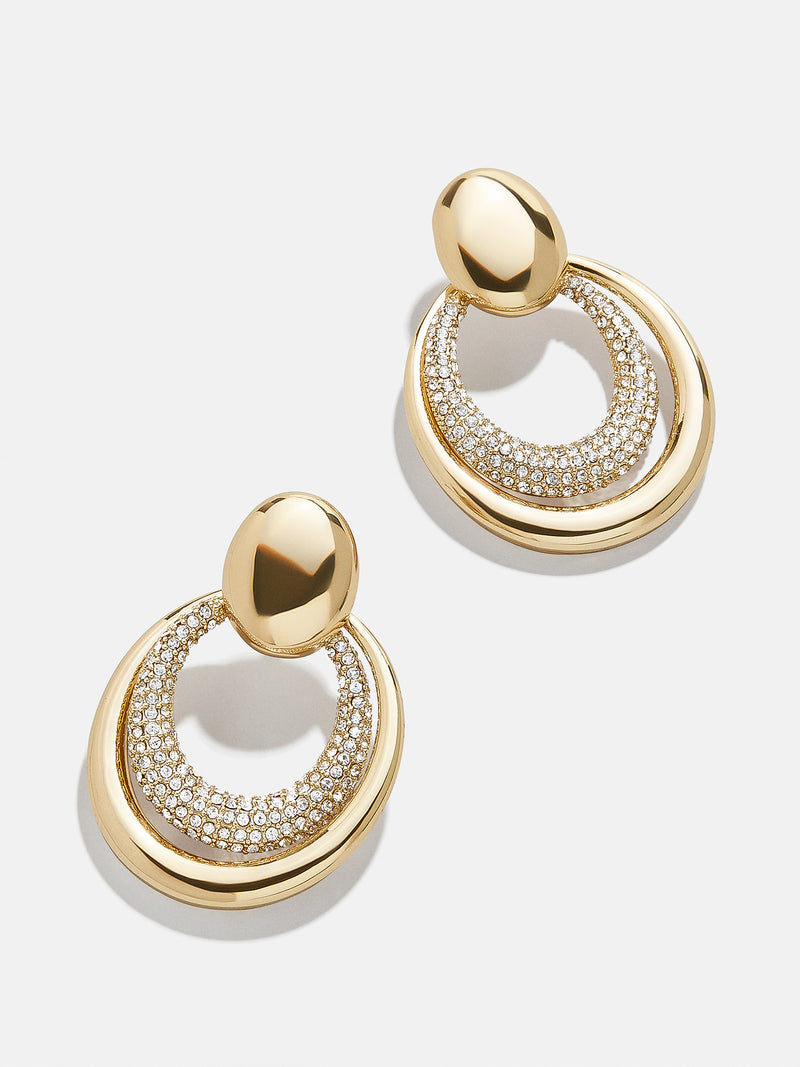 BaubleBar Kingsley Earrings - Gold/Pavé - Get Gifting: Enjoy 20% Off​