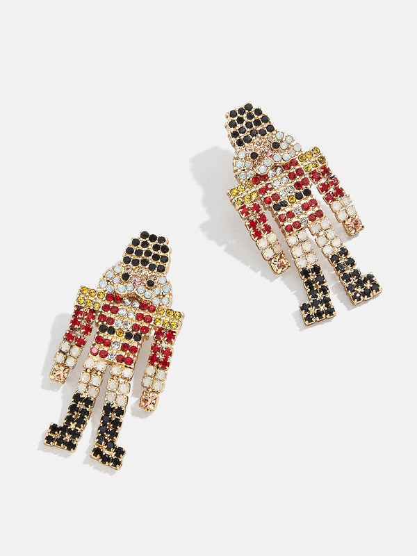 Sugar Plum Earrings - Black/Red