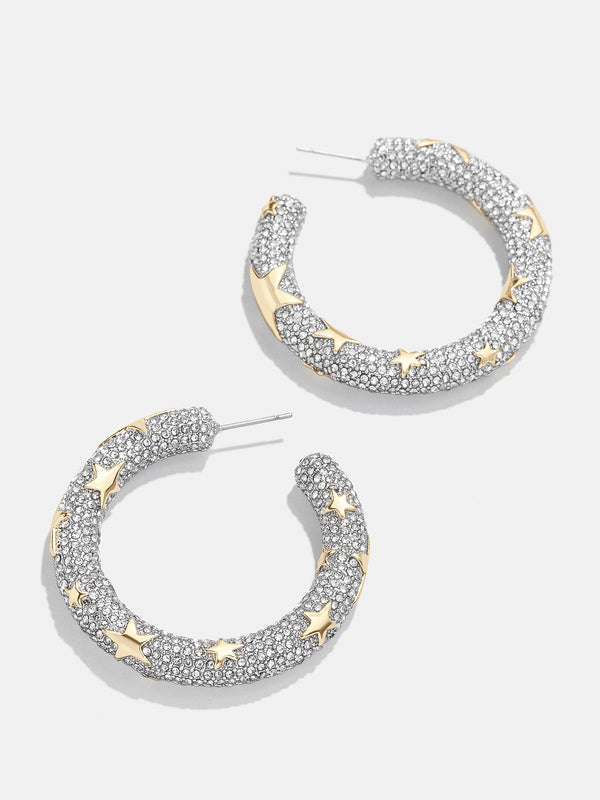 Celeste Earrings - Clear/Gold
