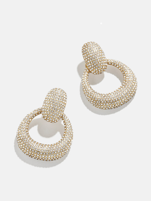 Jordan Earrings - Clear/Gold