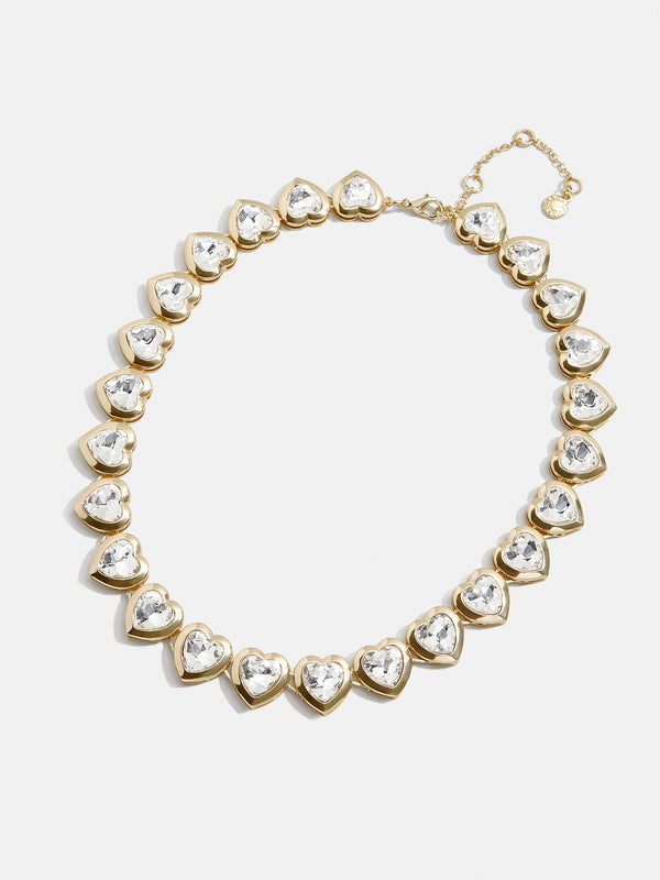 Desiree Necklace - Clear/Gold