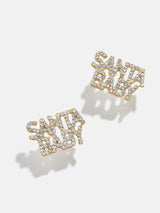 BaubleBar Hurry Down the Chimney Earrings - Santa Baby Studs - Get Gifting: Enjoy 20% Off​