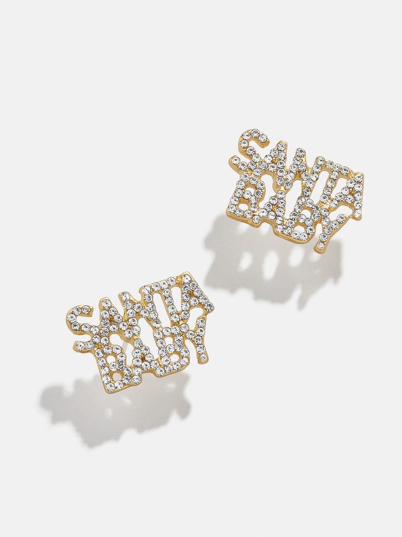 BaubleBar Hurry Down the Chimney Earrings - Santa Baby Studs - Get Gifting: Enjoy 20% Off​
