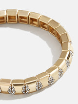 BaubleBar Rory Bracelet - Clear/Gold - 
    Gold stretch bracelet
  
