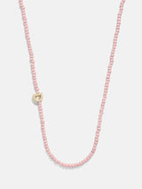 BaubleBar D - 
    Asymmetrical beaded initial necklace
  
