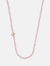 BaubleBar S - Asymmetrical beaded initial necklace