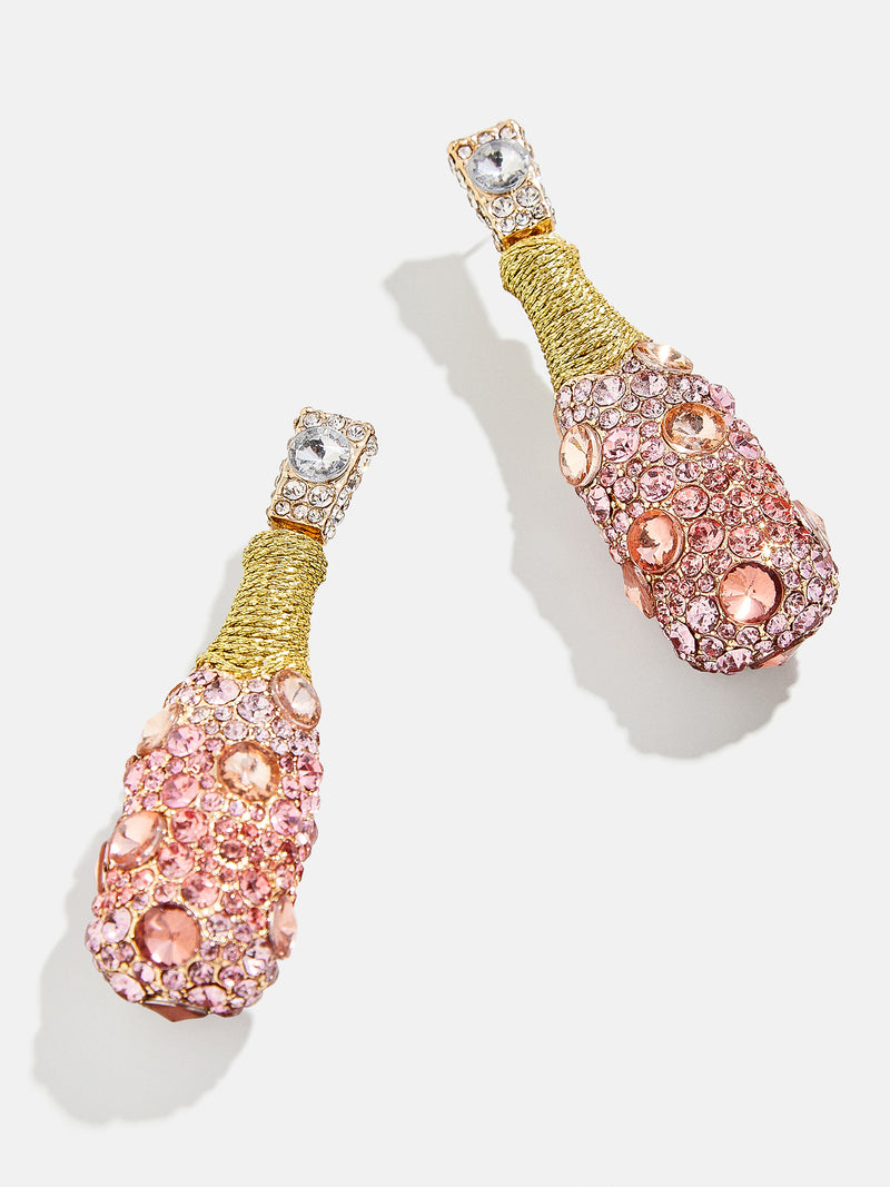BaubleBar Think Pink Earrings - Rosé Bottle - 
    Rose bottle earrings
  
