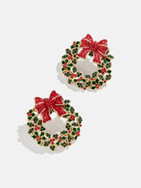BaubleBar Boughs of Holly Earrings - Green - Limited Time: 50% off Select Holiday Styles
