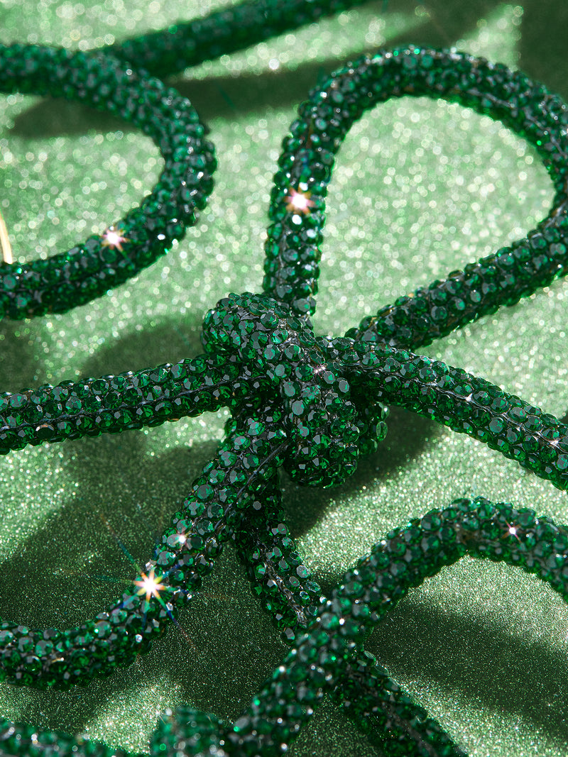 BaubleBar That's A Wrap Ornament Bow Set - Green - Stocking Stuffer Deal