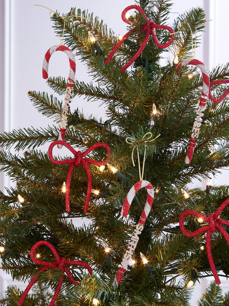 BaubleBar That's A Wrap Ornament Bow Set - Red - Stocking Stuffer Deal