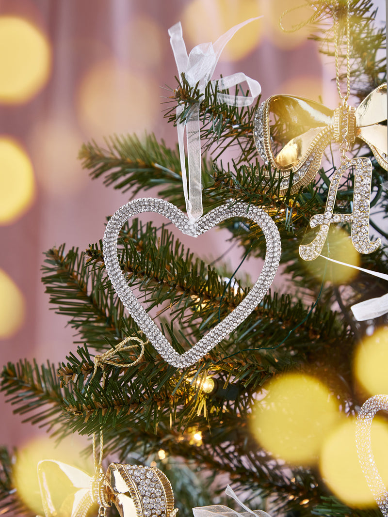 BaubleBar Love for the Season Pavé Ornament Set - Heart Set - Stocking Stuffer Deal