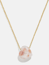 BaubleBar Juno Sun Stone Necklace - Sun Stone - 
    Sun Stone heart pendant necklace
  
