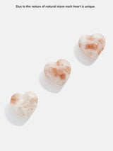 BaubleBar Juno Sun Stone Necklace - Sun Stone - 
    Sun Stone heart pendant necklace
  
