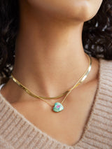 BaubleBar Juno Ruby Fuchsite Necklace - Ruby Fuchsite Stone - 
    Enjoy 20% off - This Week Only
  

