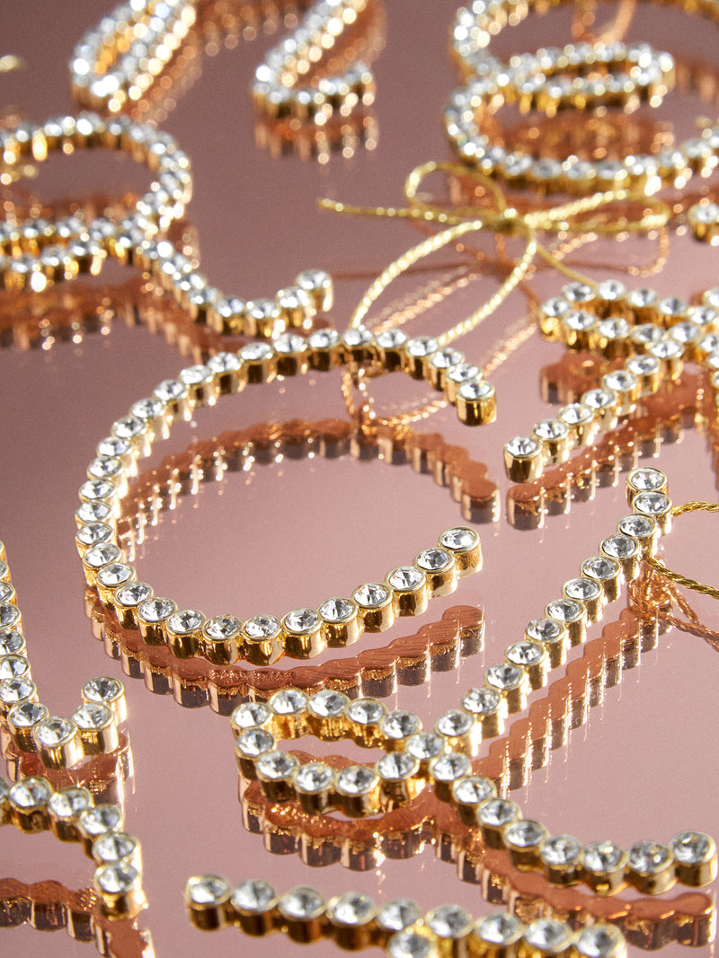 BaubleBar Letter To Santa Initial Ornament - Letter To Santa Ornament - Stocking Stuffer Deal