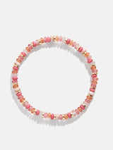 BaubleBar Pink Ombre - 
    Beaded stretch bracelet with semi-precious stones
  
