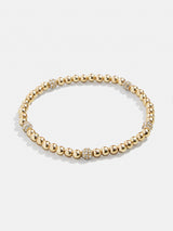 BaubleBar Carly Bracelet - Gold/Pavé - 
    Gold pisa bracelet
  
