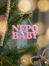 BaubleBar Say It All Ornament - Nepo Baby Ornament - Get Gifting: Enjoy 20% Off​