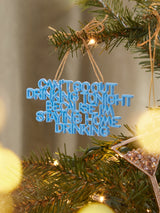 BaubleBar Say It All Ornament - Staying Home Drinking Ornament - Get Gifting: Enjoy 20% Off​