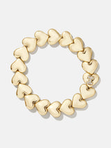 BaubleBar I - 
    Heart stretch bracelet
  
