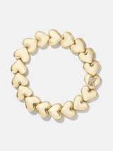 BaubleBar K - 
    Heart stretch bracelet
  
