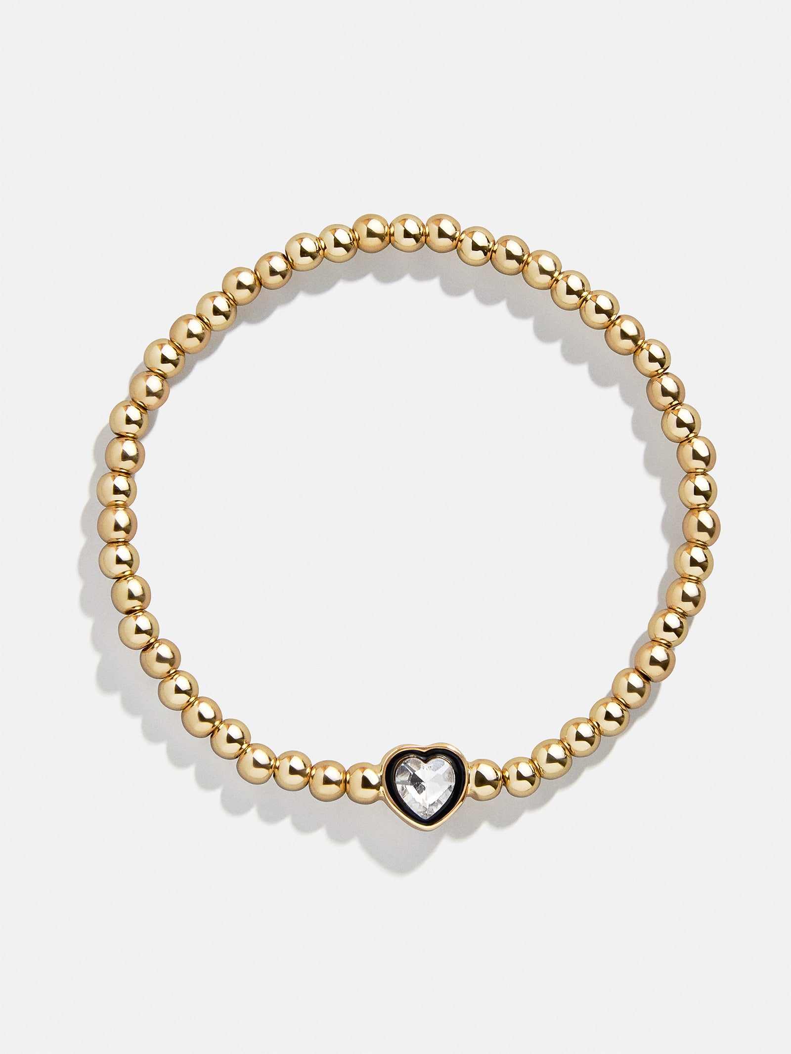 Amour Pisa Bracelet - Black – Heart beaded bracelet – BaubleBar