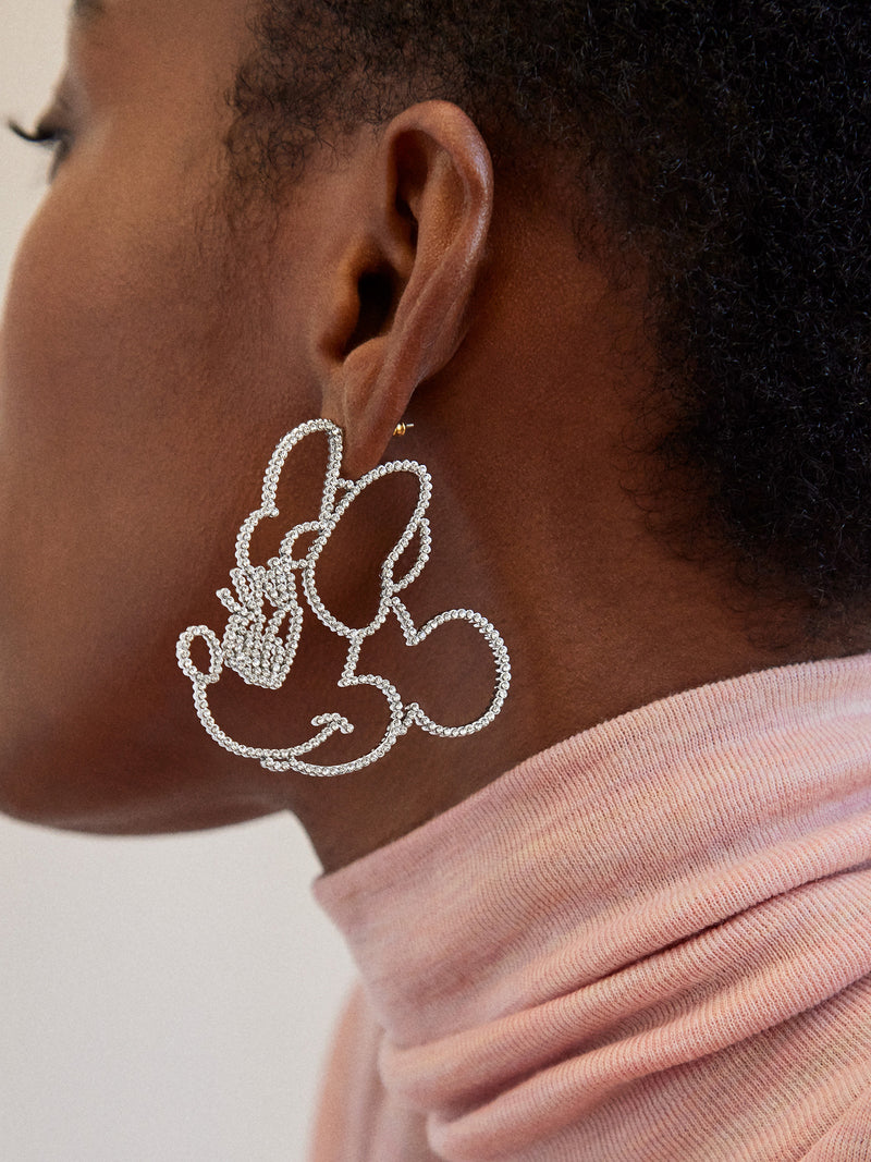 BaubleBar Silver - 
    Disney character earrings
  
