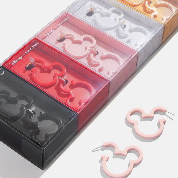 【Baublebar】★ピアス★ Mickey Mouse Disney Hoop EarringsSet Amazon.com: BaubleBar Disney Mickey Mouse Outline Gold