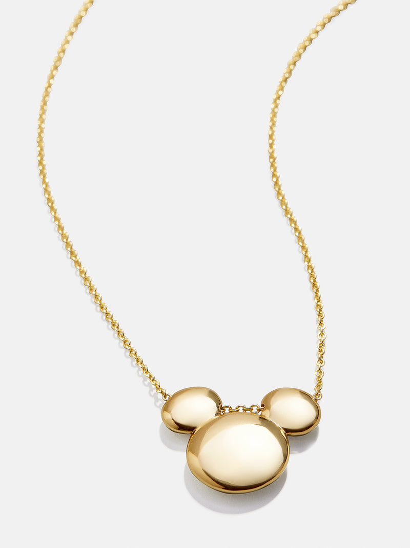 BaubleBar Mickey Mouse Disney Pendant Necklace - Gold - 
    Disney pendant necklace
  
